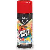 Dekor Kırmızı 400 ml Sprey Boya
