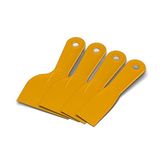 Dekor Plastik Spatula Seti, 4 Parça