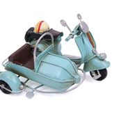 DEKORATİF METAL SCOOTER SEPETLİ