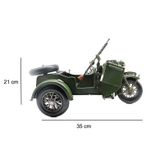 Dekoratif Metal Sepetli Motor