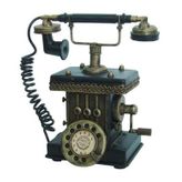 Dekoratif Metal Telefon Kumbaralı