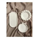 Dekoratif Tabak 3’Lü Oval & Baloncuk Set