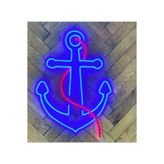 Dekoraven Gemi Çapası Neon Led Işık