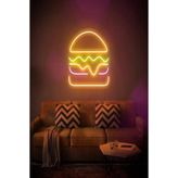 Dekoraven Hamburger Neon Led Tabela 60Cmx40Cm