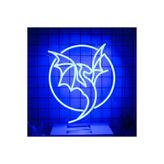 dekoraven Neon Led Tabela Mavi, ejderha