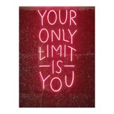 dekoraven Your Only Limits Is You Neon Led Tabela, limits1