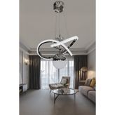 DEKORLİVE Kardelen İthal Akrilik Tek Top Modern Sarkıt Led Avize