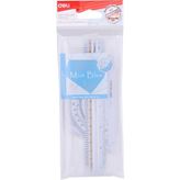 Deli Cetvel Seti 4’lü 15 cm G02404
