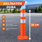 Delinatör Plastik Duba (45CM) - Turuncu