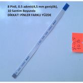 Dell E6320 Touchpad Flex Kablo 8 Pin 10Cm 8-0.5-10B
