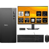 Dell Pro Tower Essential QVT1260 Core i7 14700 96GB RAM 1TB SSD 27" FHD Win11 Pro BTO014QVT1260P958 Masaüstü Bilgisayar + PER4 USB Bellek