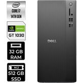 Dell Pro Tower Essential QVT1260 Core i7 14700 GT 1030 4GB 32GB RAM 512GB SSD Win11 Home BTO014QVT1260P445 Masaüstü Bilgisayar + PER4 USB Bellek