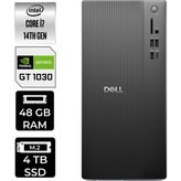 Dell Pro Tower Essential QVT1260 Core i7 14700 GT 1030 4GB 48GB RAM 4TB SSD FreeDOS BTO014QVT1260P432 Masaüstü Bilgisayar + PER4 USB Bellek