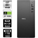 Dell Pro Tower Essential QVT1260 Core i7 14700 GT 1030 4GB 96GB RAM 1TB SSD FreeDOS BTO014QVT1260P438 Masaüstü Bilgisayar + PER4 USB Bellek