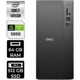 Dell Pro Tower Essential QVT1260 Core i7 14700 RTX 5050 8GB 64GB RAM 512GB SSD FreeDOS BTO014QVT1260P553 Masaüstü Bilgisayar + PER4 USB Bellek