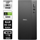 Dell Pro Tower Essential QVT1260 Core i7 14700 RTX 5050 8GB 96GB RAM 1TB SSD Win11 Home BTO014QVT1260P578 Masaüstü Bilgisayar + PER4 USB Bellek
