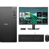 Dell Tower ECT1250 i7 14700 Masaüstü Bilgisayar 32GB RAM 2TB SSD 23.8" FHD FreeDOS + Per4 USB RPLSR007UP727 - Siyah - 24 inç