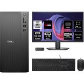 Dell Tower ECT1250 i7 14700 Masaüstü Bilgisayar 96GB RAM 4TB SSD 27" FHD FreeDOS + Per4 USB RPLSR007UP980 - Siyah - 27 inç