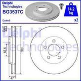 Delphi BG3537C Ön Fren Diski