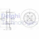 Delphi BG3974 Arka Fren Diski