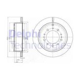 Delphi BG4275 Arka Toyota Fren Diski
