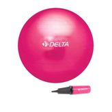 Delta 55 CM Fuşya Pilates Topu Pompa
