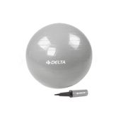 Delta 55 Cm. Pilates Topu + Pompa-GÜMÜŞ