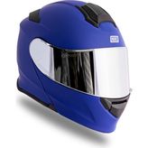 Delta Basic Mat Mavi Çene Açılır Kask - XL