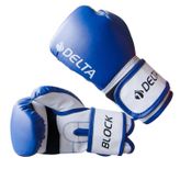 Delta Block Dura-Strong Çantalı Mavi Beyaz Boks Eldiveni