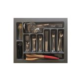 Deltaaks 55/49 Cm Cekmece Içi Kasıklık Grı, 49/39 Cm Kadar Kesılebıır Kaşıklık Kepçelik