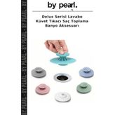 Delux Serisi Lavabo Küvet Tıkacı Saç Toplama Banyo Aksesuarı - Çok Renkli - Tek Ebat