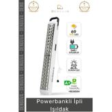 Denguva #İpliIşıldak Şarjlı Kamp LED Aydınlatma Taşınabilir Güç Kaynağı Acil Durum Powebankli İpli Işıldak