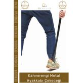 Denguva #Kerata 65 cm Ekstra Uzun Boy Kahverengi Sağlam Çelik Ergonomik Konforlu Metal Ayakkabı Çekeceği