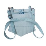 denim bel ve omuz çantası