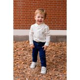 Denim Erkek Bebek Pantolon - Mavi - 6 - 9 Ay