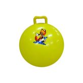 Deniz Sport Eğlenceli Zıplama Topu 45 cm Çocuk Boyu Zıp Zıp Top - Sarı
