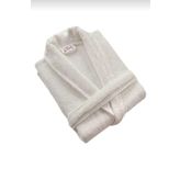 DENİZLİ ÇEYİZ Bambu Bedenli Tek Bornoz Krem Krem 3XL