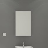 Denko 50 cm Terra MDF Beyaz Aynalı Üst Modül Banyo Dolabı