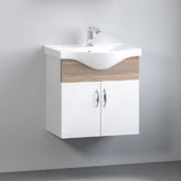 Denko Akyazı 55 Cm Mdf Banyo Dolabı, Alt Modül Ve Lavabo