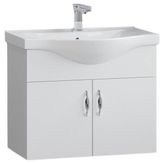 Denko Akyazı 55 cm MDF Beyaz Alt Modül Banyo Dolabı