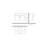 Denko Akyazı 80 Cm Banyo Dolabı