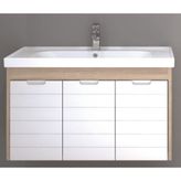 Denko Banyo Mostar Mat Gri 90 cm Banyo Dolabı