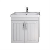 Denko Banyo Turkuaz Frame Etajerli Lavabo 60*45 Cm Ve Lotus 60 Banyo Dolabı Beyaz
