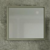 Denko Beyoğlu 85 cm Aynalı Üst Modülü Mdf Gri Banyo Dolabı
