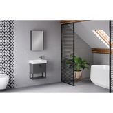 Denko Gloria 50 cm Antrasit Gri Banyo Dolabı