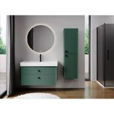 Denko Marsilya 100 Cm (Beyoğlu Yeşil) Banyo Dolabı Takımı Ve Boy Dolabı