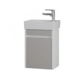 Denko Natalia 40 cm Mdf Kül Gri Banyo Dolabı Takımı
