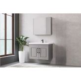 Denko Royal 80 Cm Kül Gri Banyo Dolabı Takımı
