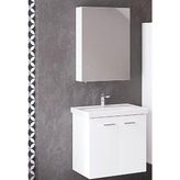 Denko Terra 65 cm Mdf Beyaz Banyo Dolabı Takımı
