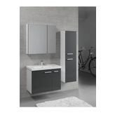 Denko Terra 80 cm Mdf Banyo Dolabı Takımı ve Boy Dolabı